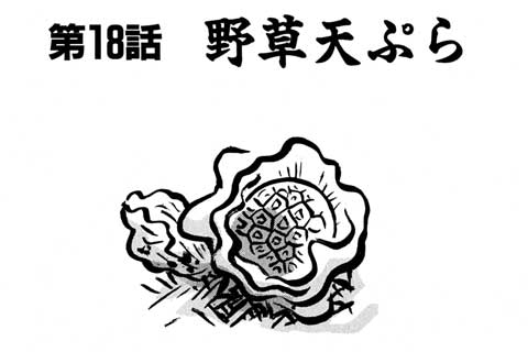 18.野草天ぷら