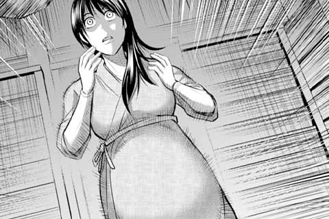 1コマ漫画 猿まね